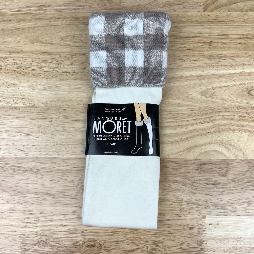 Jacques Moret Fleece Lined Knee High Sock and Boot cuff 1 Pair